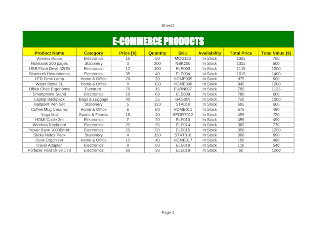 do fast and accurate data entry in excel or google sheets